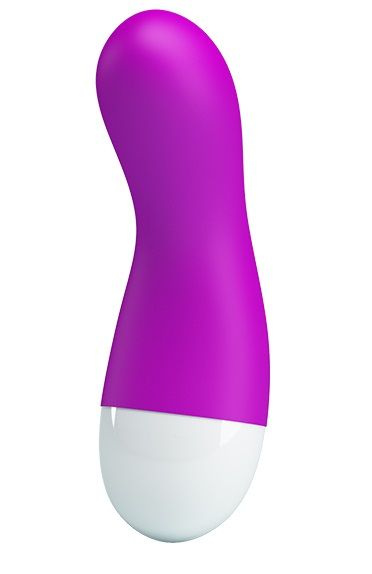Розовый мини-вибратор IAN с 30 видами вибрации - 12,5 см. купить в секс шопе