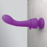 Фиолетовый вибромассажер Wall Banger G - 19,3 см. купить в секс шопе