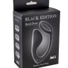 Чёрное эрекционное кольцо с анальной пробкой Button Anal Plug купить в секс шопе