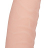 Черный пояс-трусики с двумя насадками Soft-Dolli - 16,5 и 10,5 см. купить в секс шопе