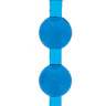 Синяя анальная цепочка с кольцом ORIENTAL JELLY BUTT BEADS - 26,6 см. купить в секс шопе