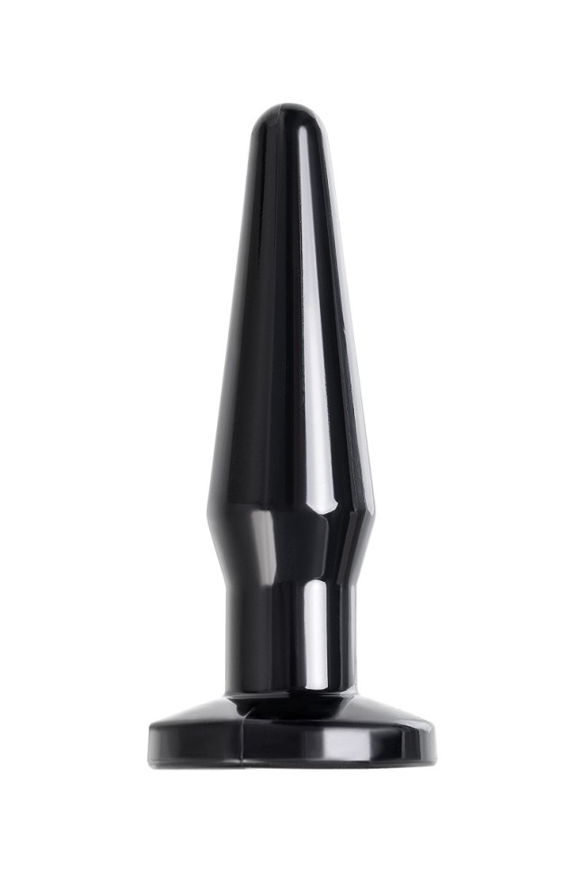 Черная анальная втулка Gemini α - 12 см. купить в секс шопе
