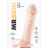 Телесный фаллоимитатор с мошонкой Dr. Skin 9 Inches Cock 1 - 22,86 см. купить в секс шопе