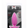 Розовая анальная пробка BOOTYFUL ANAL PLUG SMALL PINK - 9,5 см. купить в секс шопе