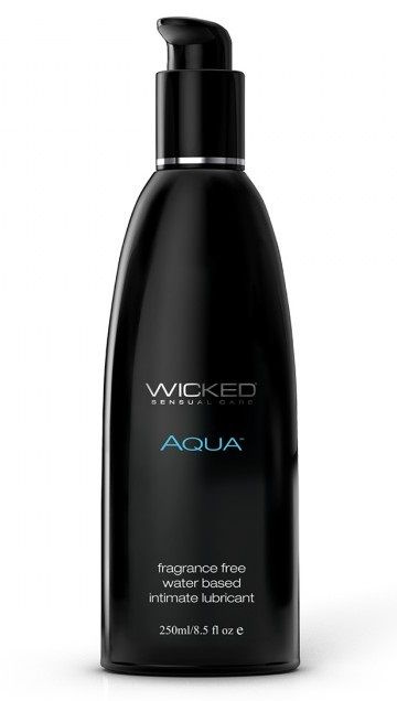 Легкий лубрикант с алоэ на водной основе Wicked AQUA - 250 мл. купить в секс шопе