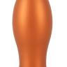 Оранжевая анальная пробка с присоской - 21 см. купить в секс шопе