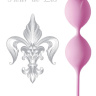 Розовые вагинальные шарики Fleur-de-lisa купить в секс шопе