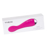 Розовый вибратор Yoyo - 17 см. купить в секс шопе