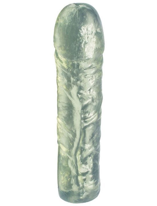 Прозрачный гелевый фаллоимитатор - 16,5 см. купить в секс шопе