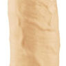 Телесная вибронасадка-удлинитель ORGASM GENERATOR SLEEVE - 16 см. купить в секс шопе