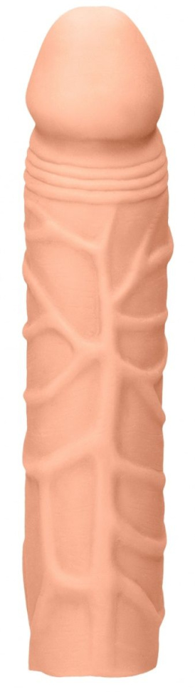 Телесная увеличивающая насадка Penis Extender - 17,5 см. купить в секс шопе