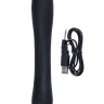 Черный вибратор Waname D-Splash Stream - 21 см. купить в секс шопе