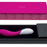 Вибромассажер Mona 2 ярко-розового цвета - 20 см. купить в секс шопе