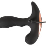 Черный вибромассажер простаты Remote Controlled Prostate Plug with 2 Functions - 13,6 см. купить в секс шопе