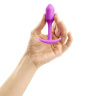 Розовая пробка для ношения B-vibe Snug Plug 1 - 9,4 см. купить в секс шопе