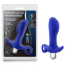 Синий стимулятор простаты с ручкой-кольцом Performance Prostimulator 02 купить в секс шопе