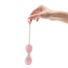 Тренажеры йони Le Wand Crystal Yoni Eggs из розового кварца купить в секс шопе