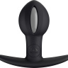 Чёрно-серый анальный стимулятор B-BALL UNO - 7,3 см. купить в секс шопе