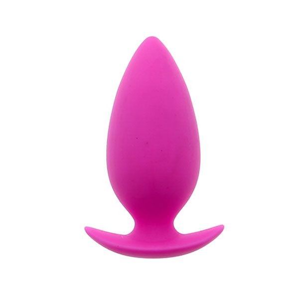 Розовая анальная втулка BOOTYFUL ANAL PLUG MEDIUM PINK - 9,8 см. купить в секс шопе