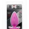 Розовая анальная втулка BOOTYFUL ANAL PLUG MEDIUM PINK - 9,8 см. купить в секс шопе