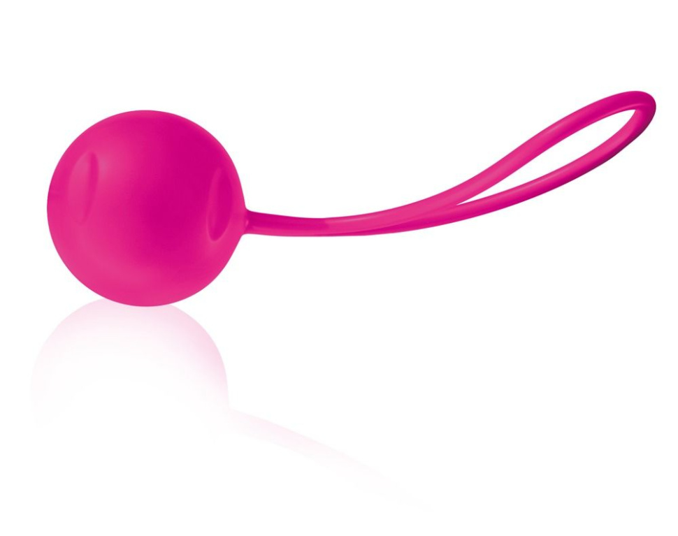 Ярко-розовый вагинальный шарик Joyballs Trend Single купить в секс шопе