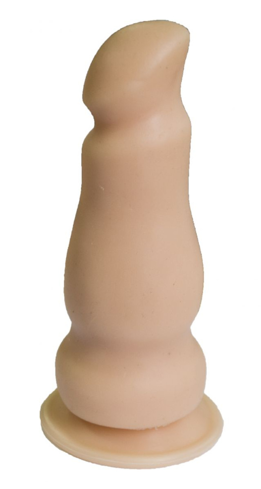 Фигурный анальный стимулятор на присоске - 15,5 см. купить в секс шопе