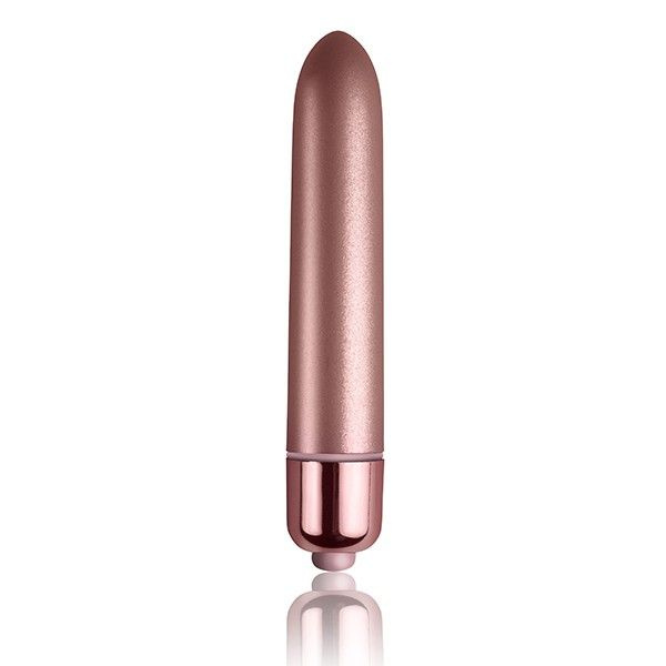 Розовая вибропуля Touch of Velvet - 9 см. купить в секс шопе