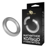 Круглое серебристое магнитное кольцо-утяжелитель купить в секс шопе