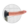 Вибромассажер телесного цвета 7  Vibrating Cock - 20 см. купить в секс шопе