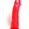 Розовый реалистичный фаллоимитатор на присоске - 19,5 см. купить в секс шопе