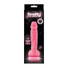 Розовый фаллоимитатор, светящийся в темноте, Firefly 5  Pleasures Dildo - 17 см. купить в секс шопе