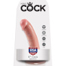 Телесный фаллоимитатор 6  Cock на присоске - 15,2 см. купить в секс шопе
