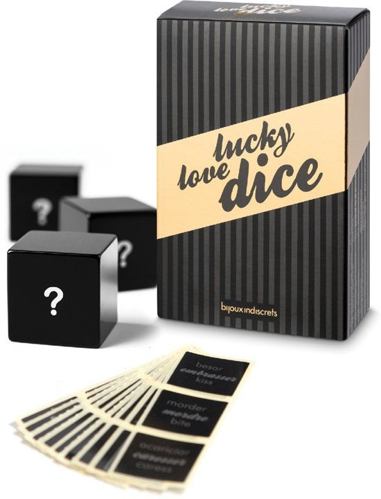 Игральные кубики Lucky love dice купить в секс шопе