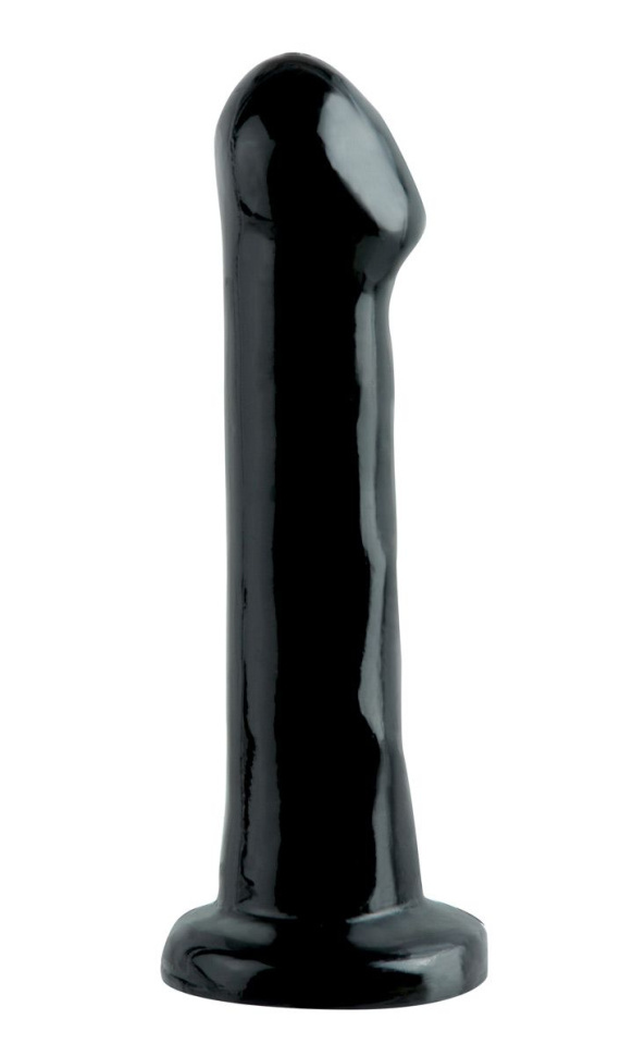 Черная насадка для трусиков с кольцом - 16,5 см. купить в секс шопе