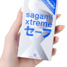 Презервативы Sagami Xtreme Ultrasafe с двойным количеством смазки - 10 шт. купить в секс шопе