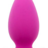 Большая розовая анальная пробка BOOTYFUL ANAL PLUG LARGE PINK - 10 см. купить в секс шопе