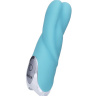 Голубой мини-вибратор Dolce Owen - 12,5 см. купить в секс шопе