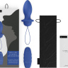 Синяя анальная вибропробка с пультом ДУ Bfilled Classic Unleashed - 10,2 см. купить в секс шопе