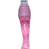 Розовый анальный вибратор с пупырышками - 22 см. купить в секс шопе