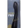 Черный вбратор PPP SHIO-PRO - 21 см. купить в секс шопе