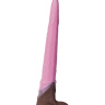 Розовый фаллоимитатор  Олень  - 34 см. купить в секс шопе