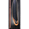 Черный вибратор Waname D-Splash Waterfall - 21,3 см. купить в секс шопе