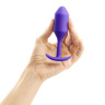 Фиолетовая пробка для ношения B-vibe Snug Plug 2 - 11,4 см. купить в секс шопе