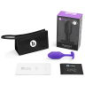 Фиолетовая пробка для ношения B-vibe Snug Plug 2 - 11,4 см. купить в секс шопе