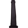 Черный анальный фаллоимитатор с зауженным кончиком - 13 см. купить в секс шопе