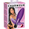 Фиолетовый анальный вибратор - 11 см. купить в секс шопе