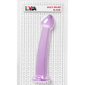 Фиолетовый фаллоимитатор Jelly Dildo M - 18 см. купить в секс шопе