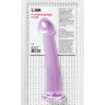 Фиолетовый фаллоимитатор Jelly Dildo M - 18 см. купить в секс шопе