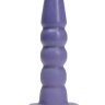 Фиолетовый многоскоростной вибратор-ёлочка - 17,8 см. купить в секс шопе