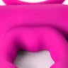 Розовое эрекционное виброкольцо ARES купить в секс шопе